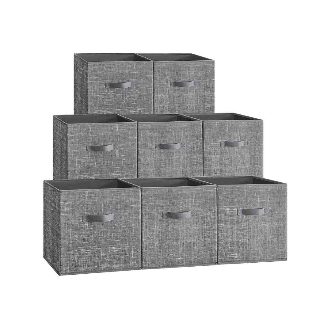 Foldable Storage Cubes Set Of 8 Fabric Bins – product view 8 | Ridgefield Furniture