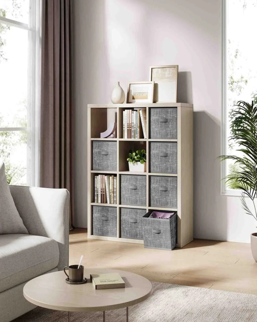 Foldable Storage Cubes Set Of 8 Fabric Bins – product view 21 | Ridgefield Furniture