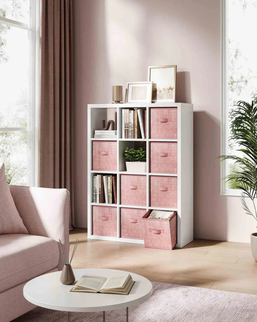 Foldable Storage Cubes Set Of 8 Fabric Bins – product view 28 | Ridgefield Furniture