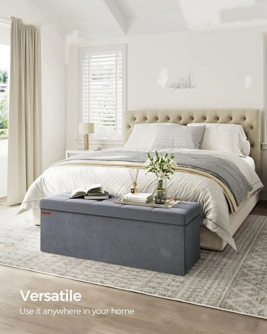 30/43 Inch Storage Ottoman Bench With Flip Lid & Storage Boxes – product view 12 | Ridgefield Furniture