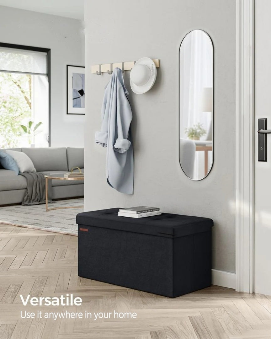 30/43 Inch Storage Ottoman Bench With Flip Lid & Storage Boxes – product view 25 | Ridgefield Furniture