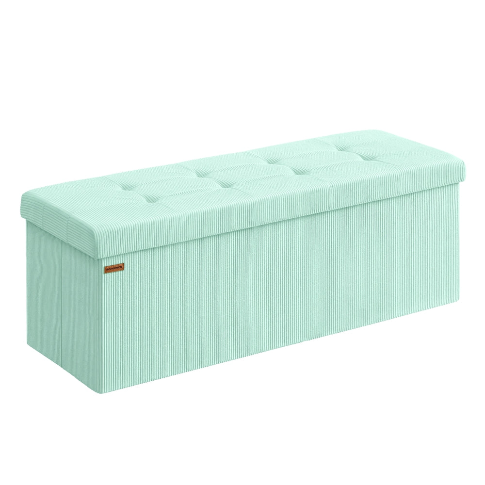 Foldable Storage Ottoman Bench With Foot Rest - product photo 07