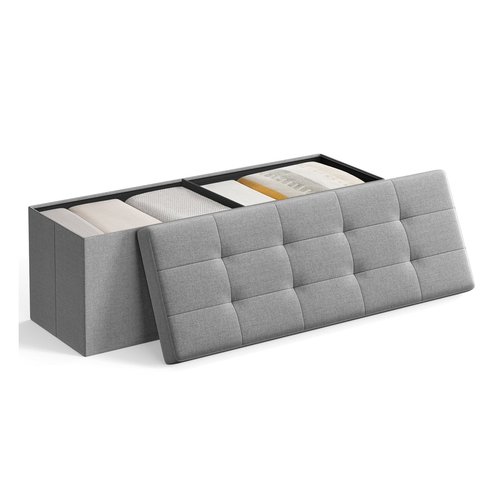 Folding Storage Ottoman Bench - product photo 21