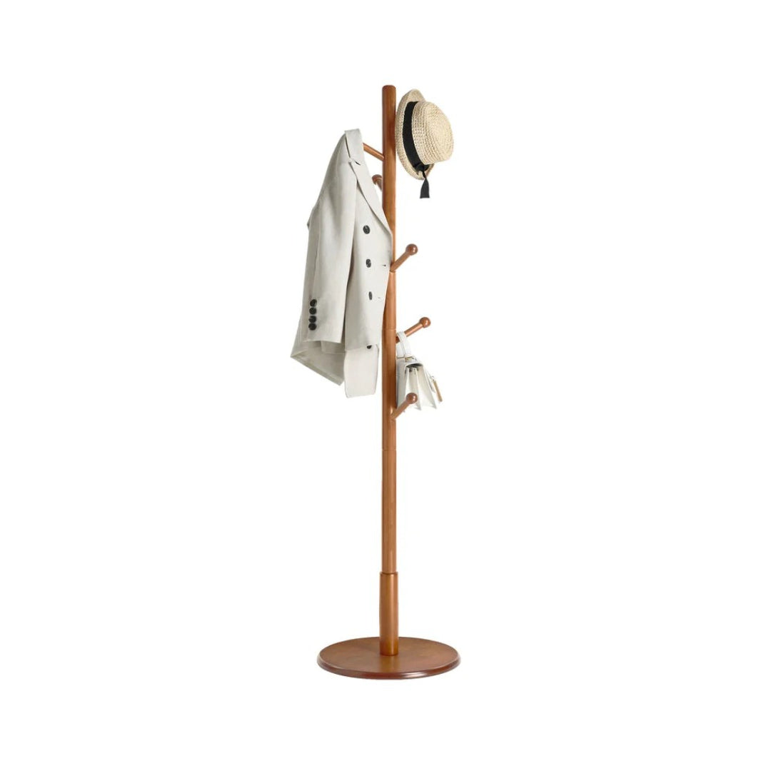 Solid Wood Coat Rack With 7 Hooks – product view 1 | Ridgefield Furniture