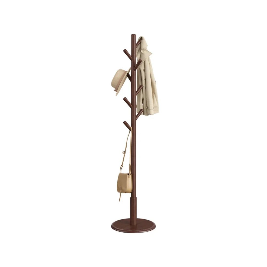 Solid Wood Coat Rack With 7 Hooks – product view 2 | Ridgefield Furniture