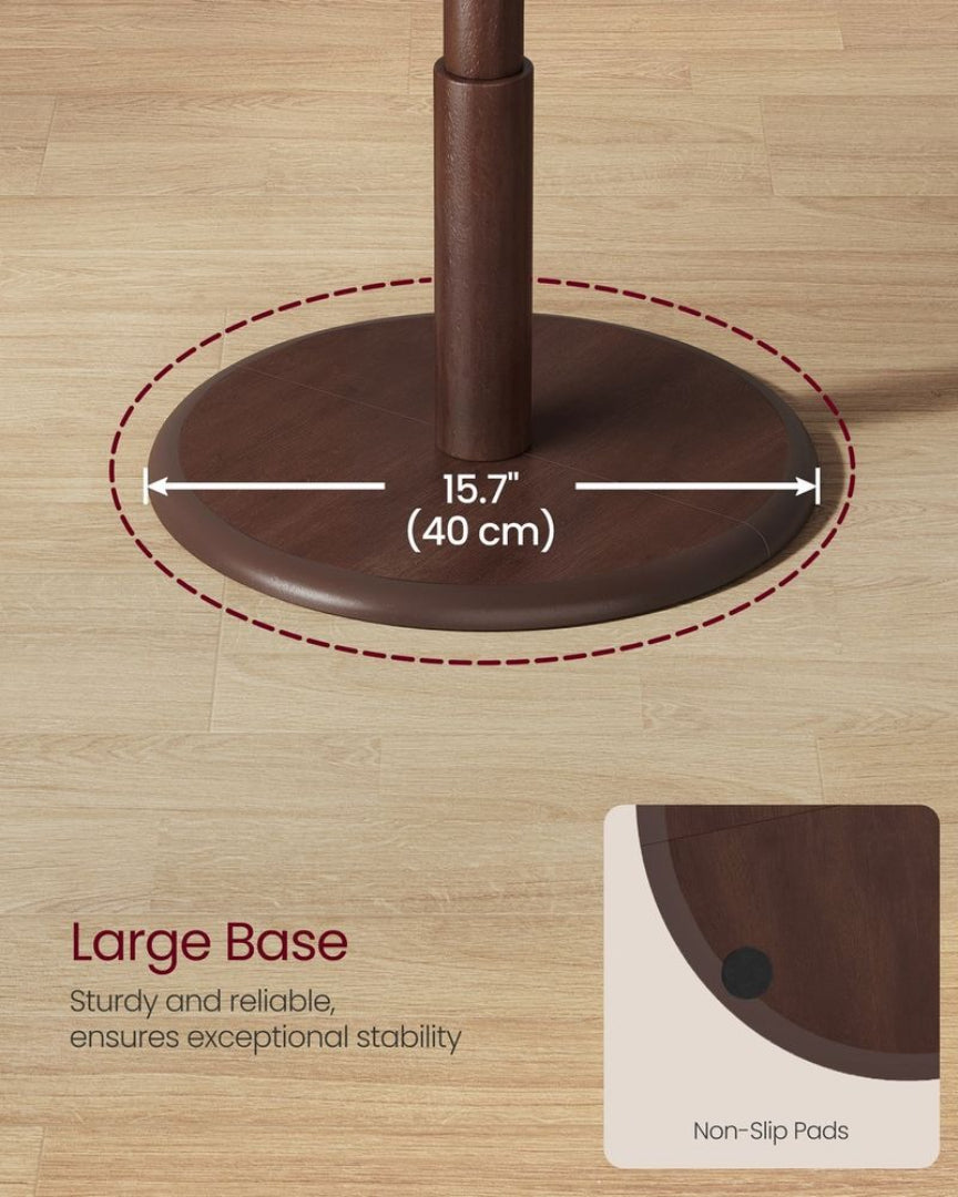 Solid Wood Coat Rack With 7 Hooks – product view 6 | Ridgefield Furniture