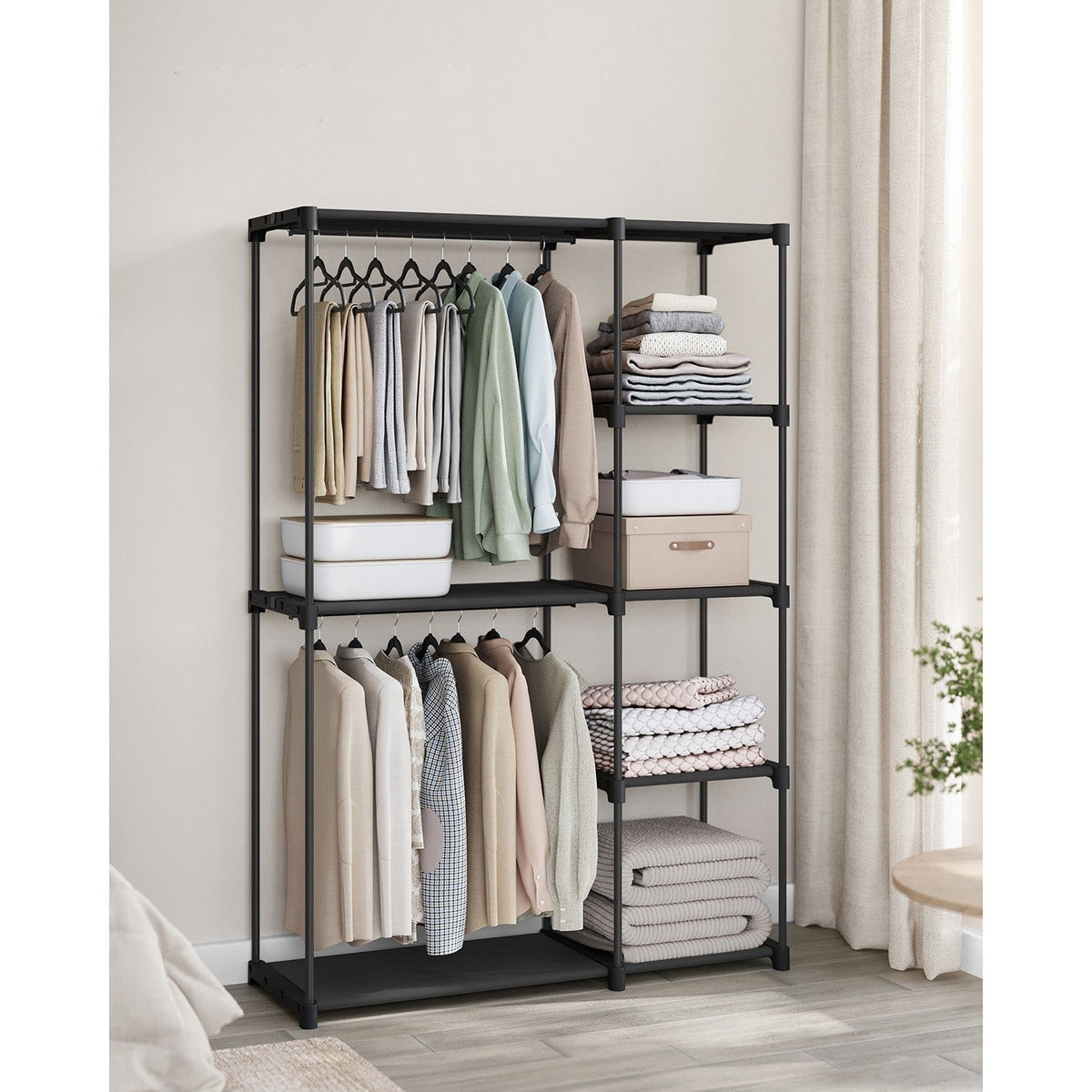 Freestanding Portable Closet With Shelves - product photo 18