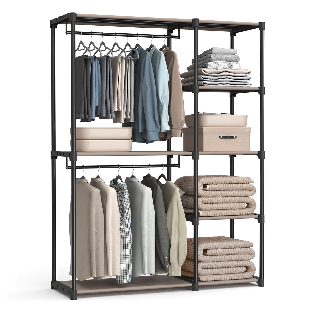 Freestanding Portable Closet With Shelves - product photo 25