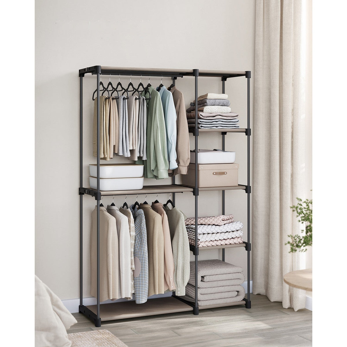Freestanding Portable Closet With Shelves - product photo 26