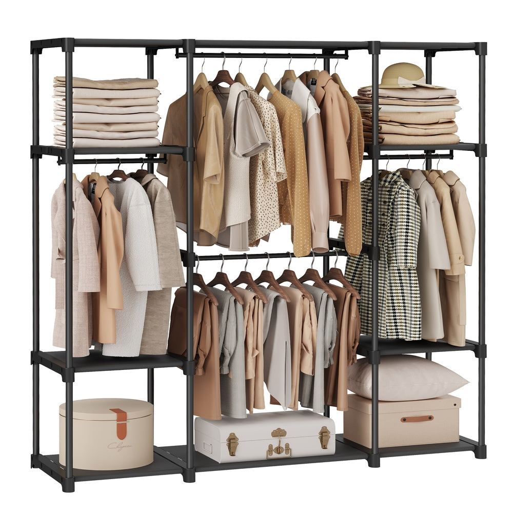 Freestanding Portable Closet With Shelves - product photo 48