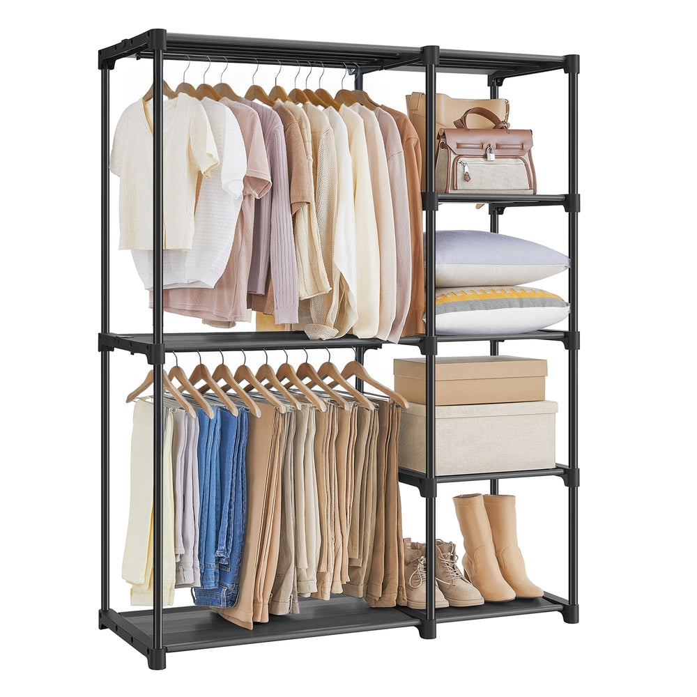 Freestanding Portable Closet With Shelves - product photo 63