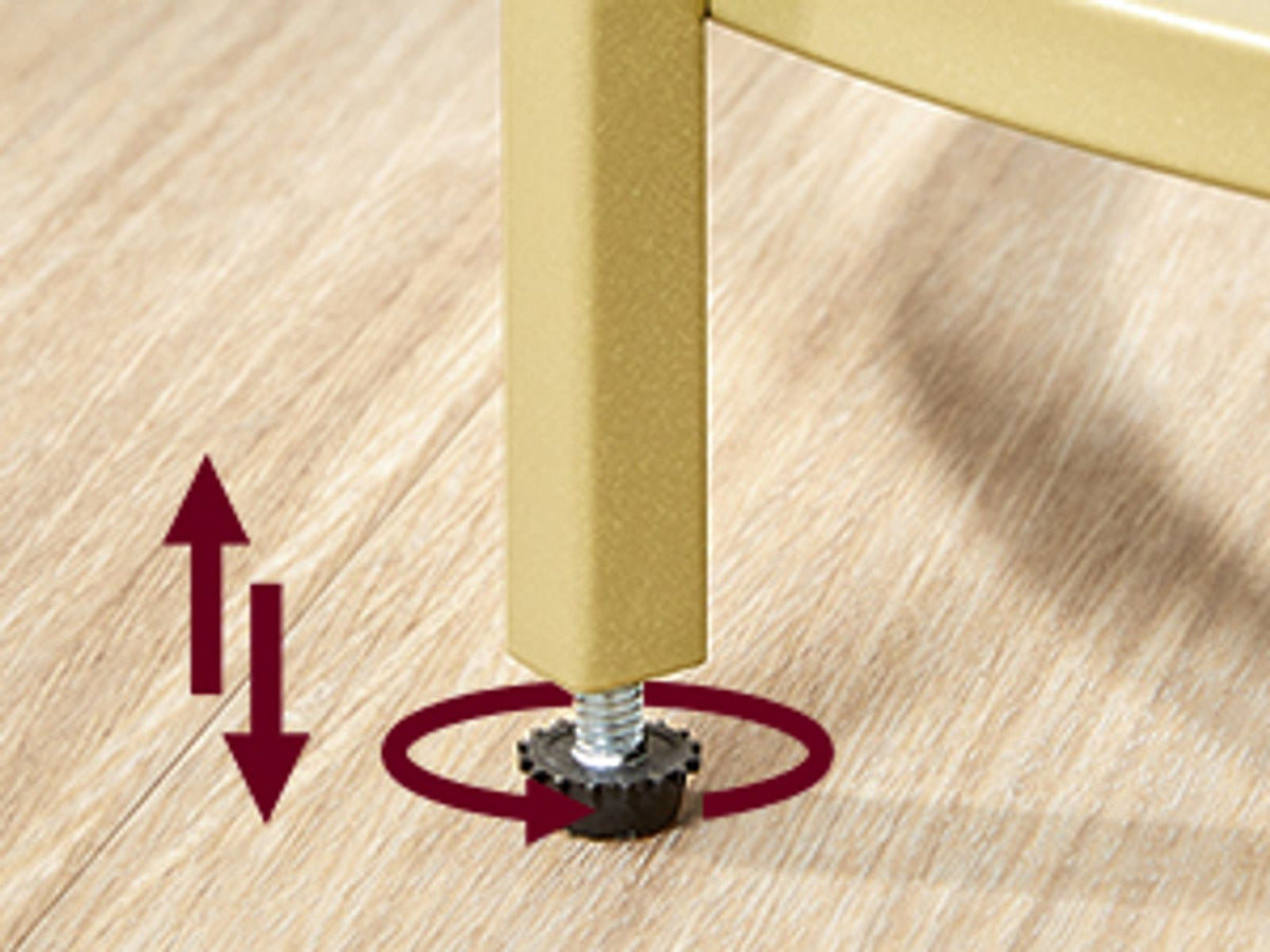 Glass End Table With Metal Frame - product photo 54