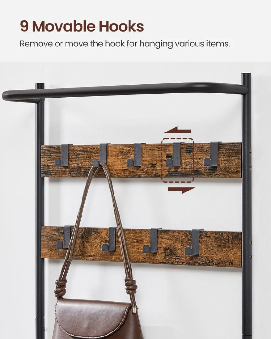 Hall Tree With Bench – product view 9 | Ridgefield Furniture