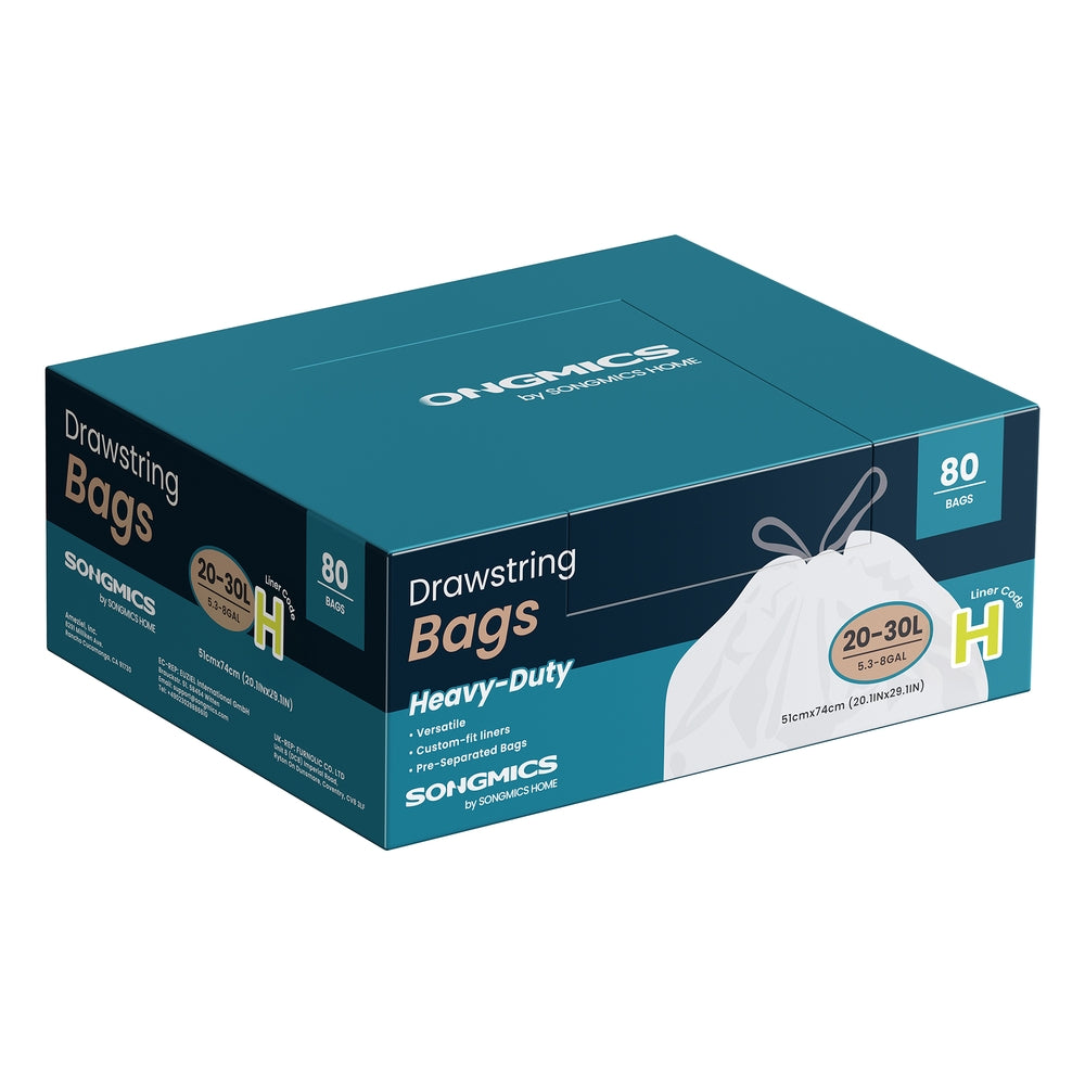 Heavy-Duty Garbage Bags With Drawstrings - product photo 08