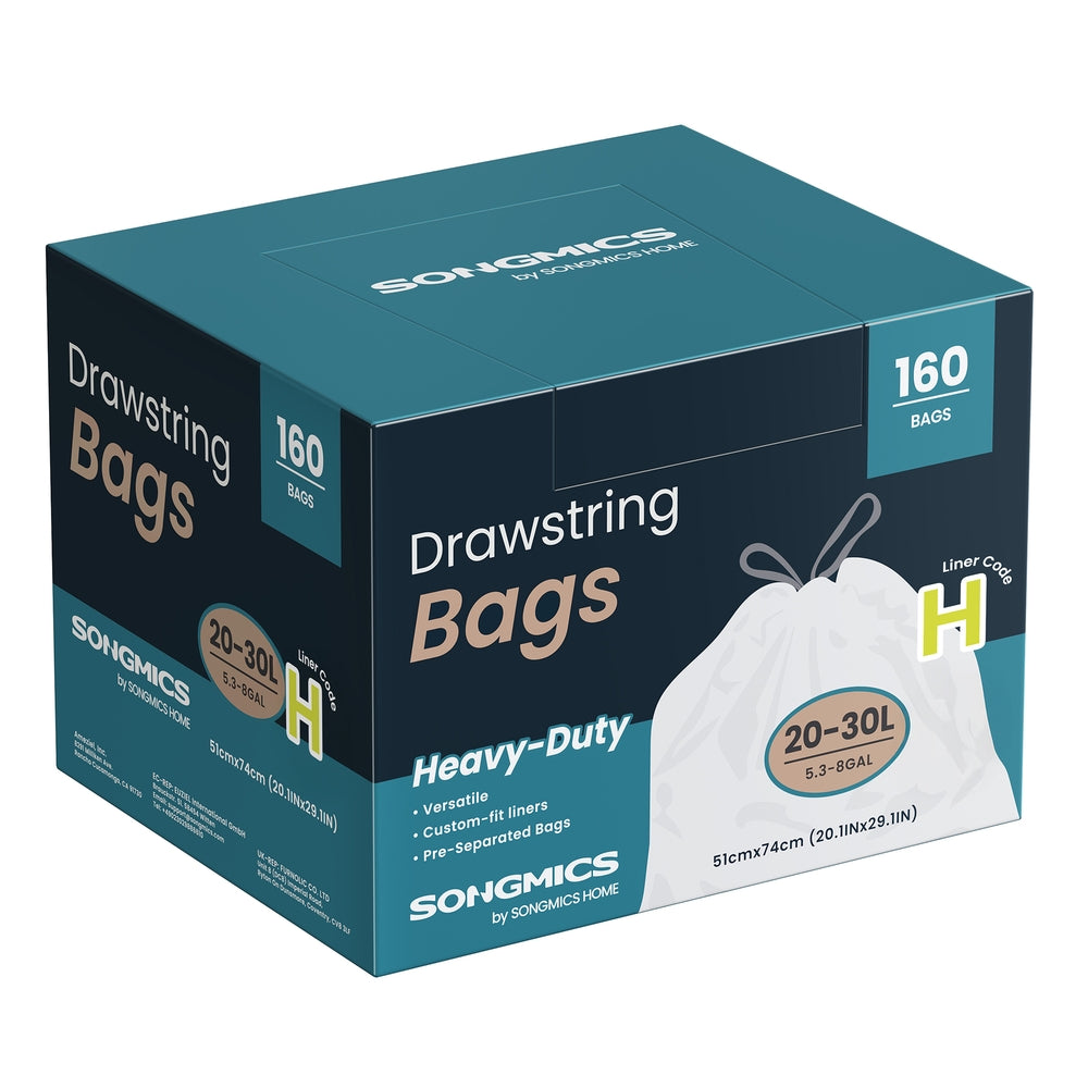 Heavy-Duty Garbage Bags With Drawstrings - product photo 23