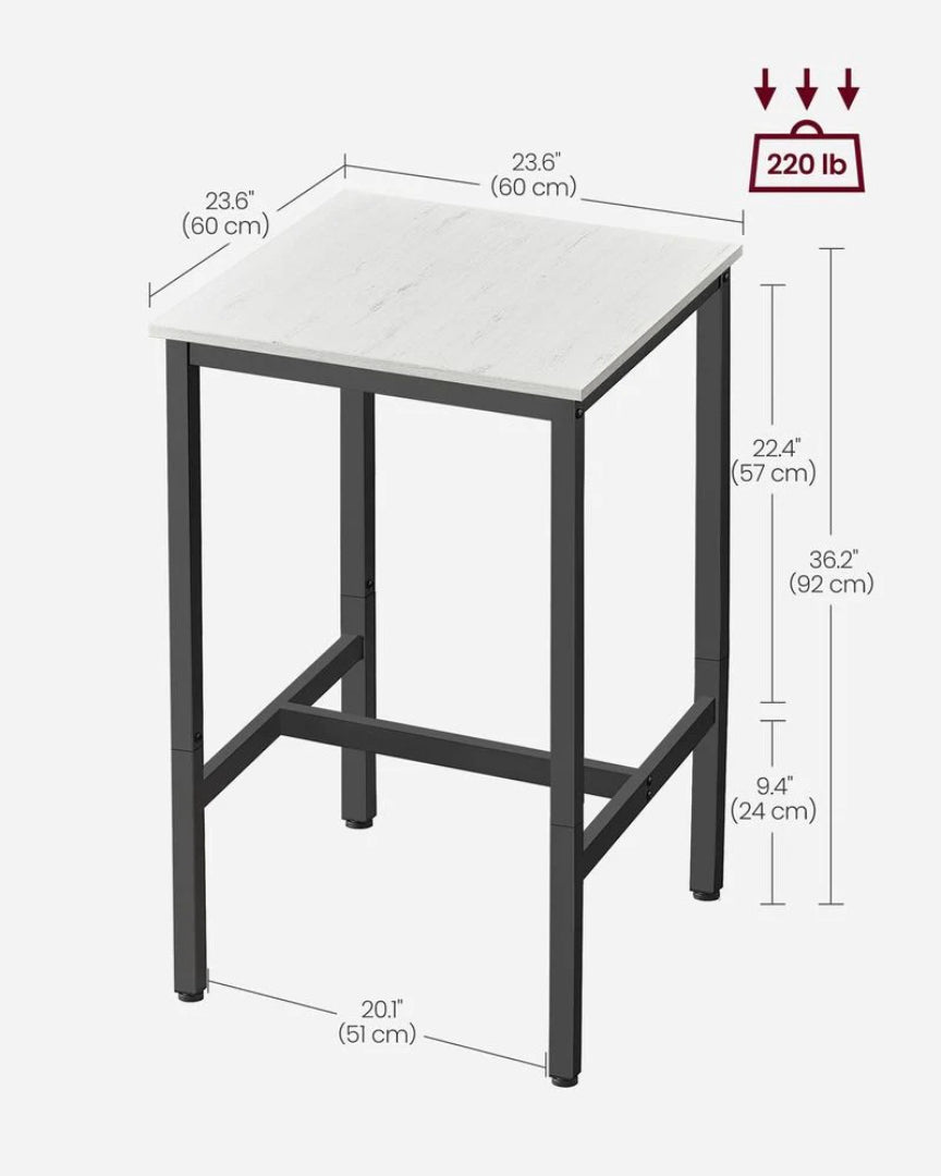 High Top Bar Table with Steel Frame – product view 17 | Ridgefield Furniture