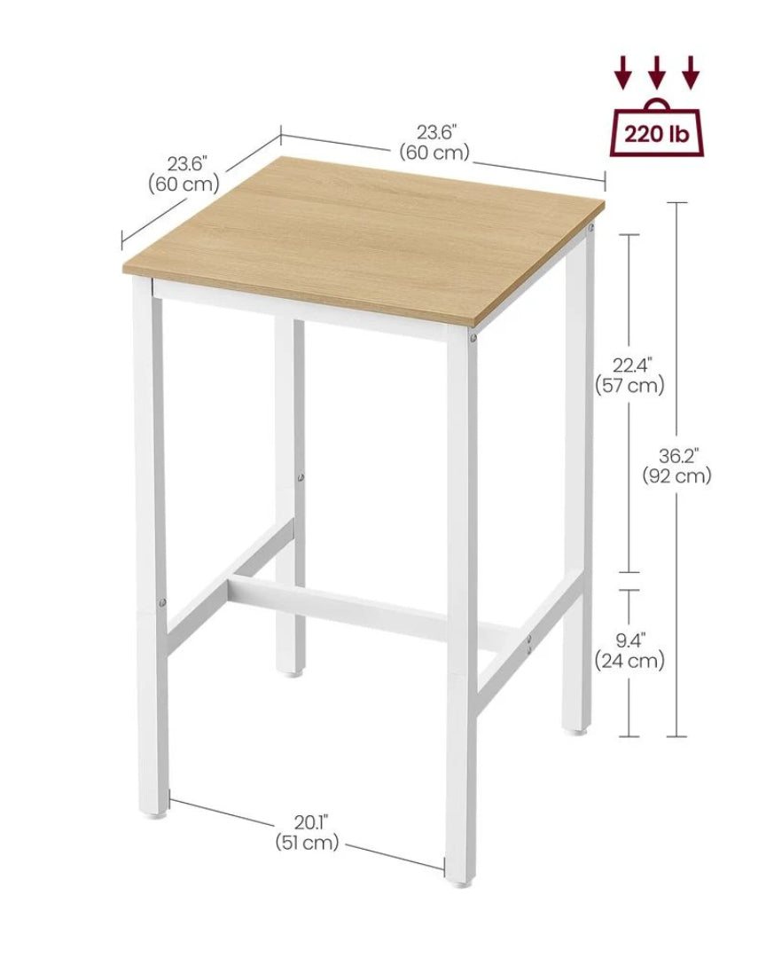 High Top Bar Table with Steel Frame – product view 22 | Ridgefield Furniture