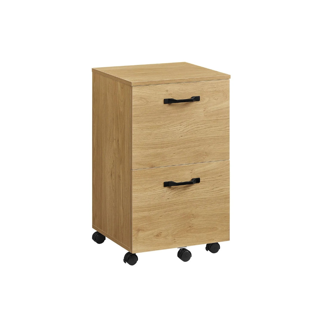 2 Drawer Rolling File Cabinet With Lockable Wheels – product view 5 | Ridgefield Furniture