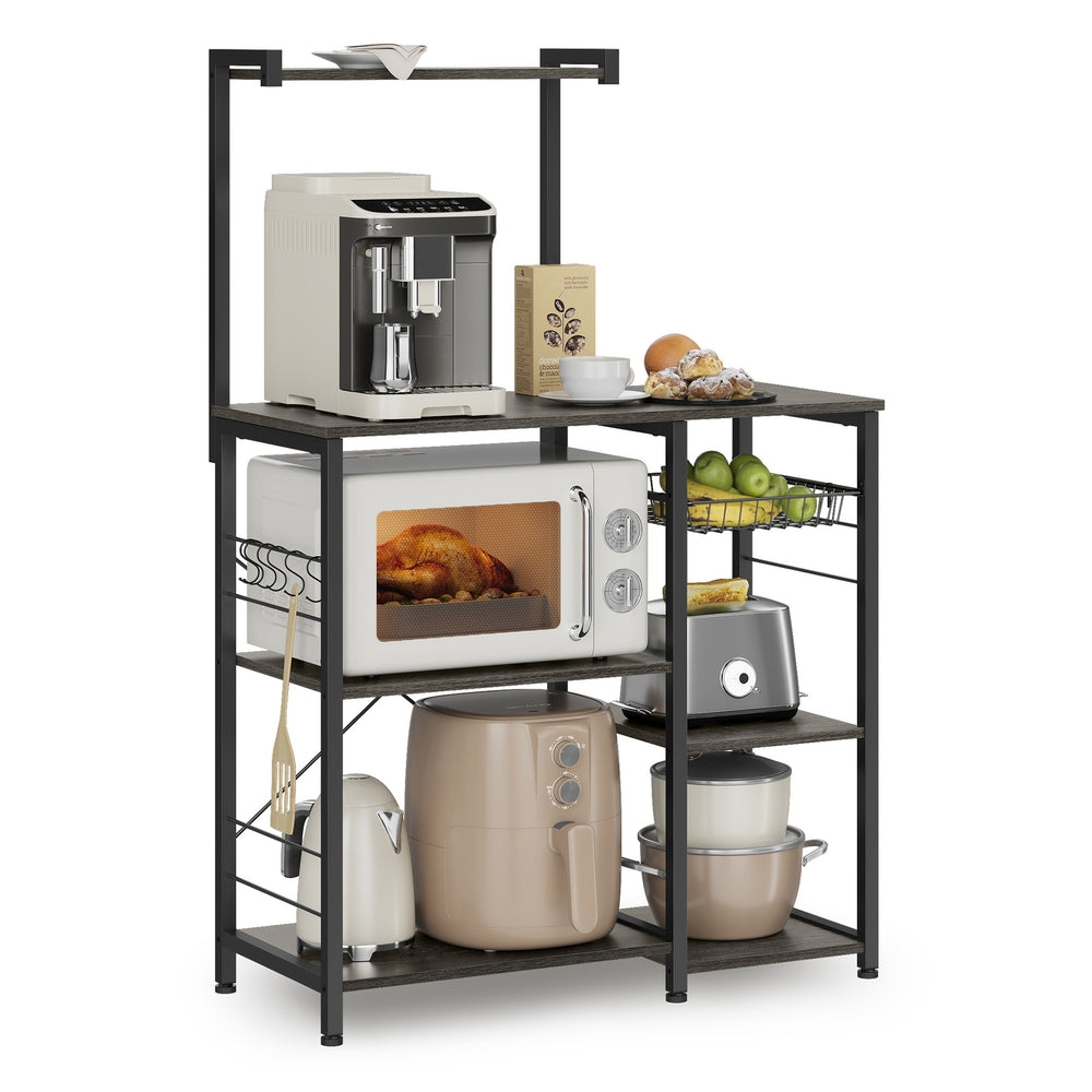 Industrial Brown Baker’s Rack With Shelves - product photo 15