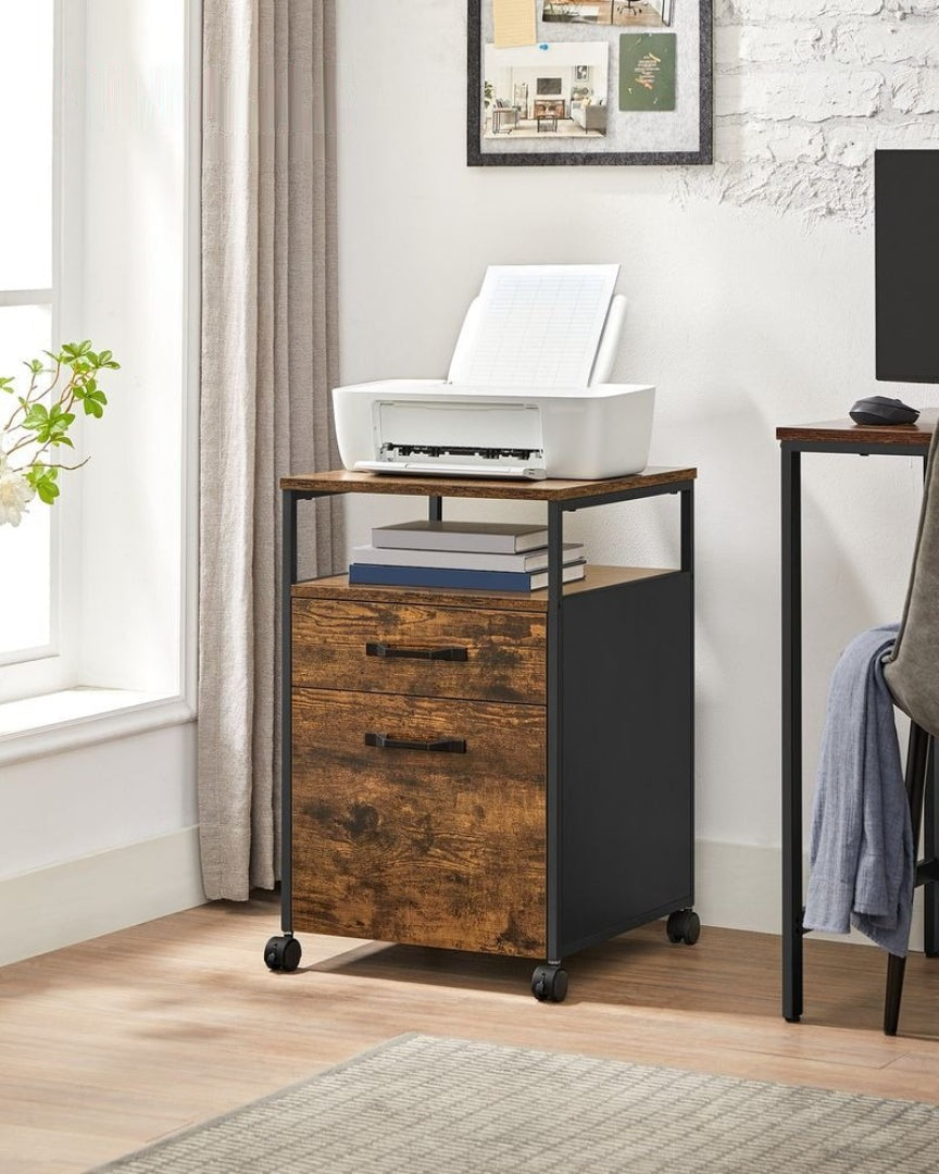 Mobile Filing Cabinet With Wheels – product view 2 | Ridgefield Furniture