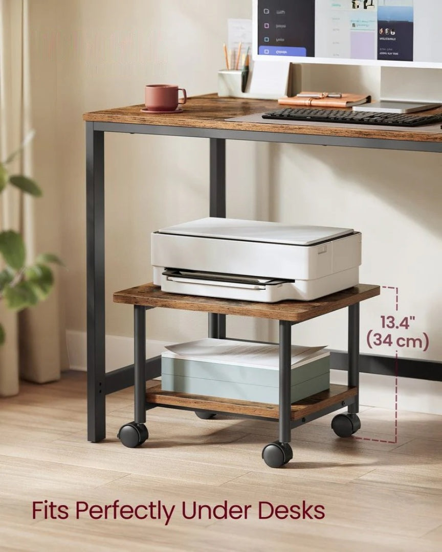 Under Desk Printer Stand With Wheels – product view 3 | Ridgefield Furniture