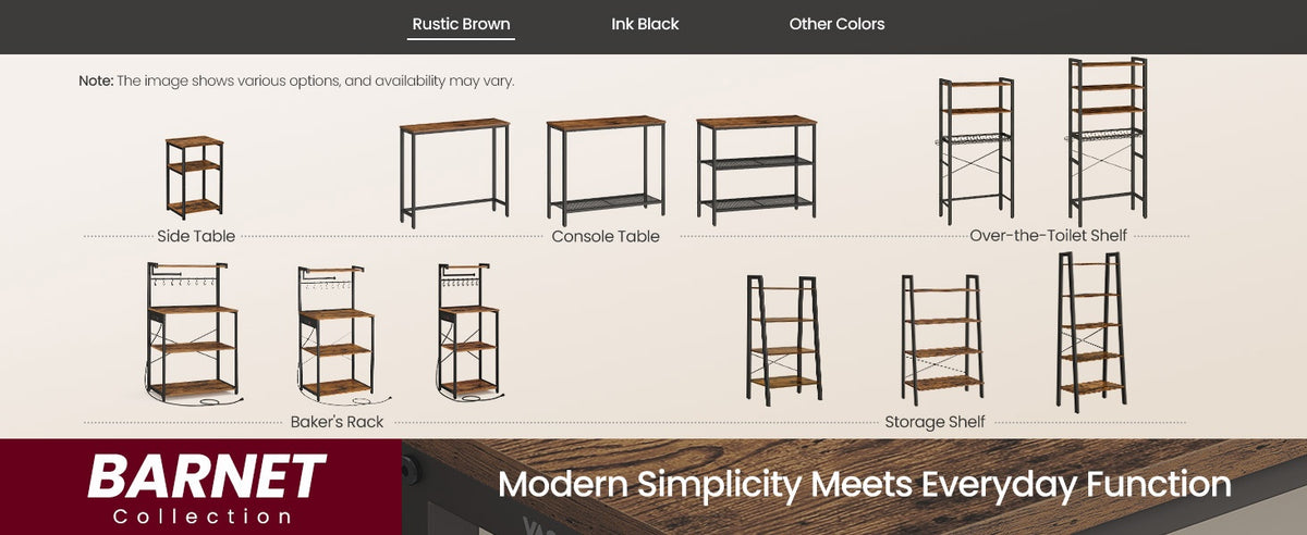Kitchen Bakers Rack With Power Outlet And Flexible Shelving - product photo 18