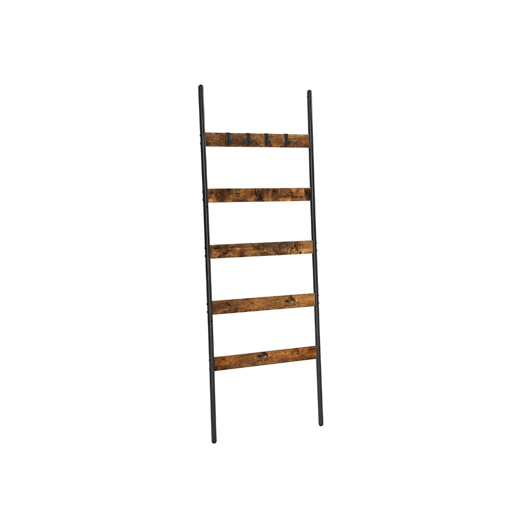 Ladder Shelf 5-Tier Blanket Rack Storage 25.6in Wide – product view 1 | Ridgefield Furniture
