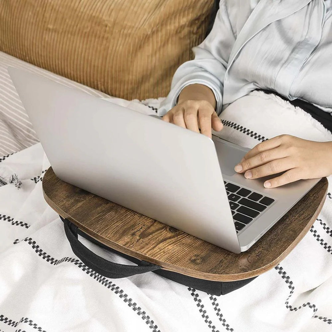 Laptop Table With Handle & Cushion – product view 3 | Ridgefield Furniture