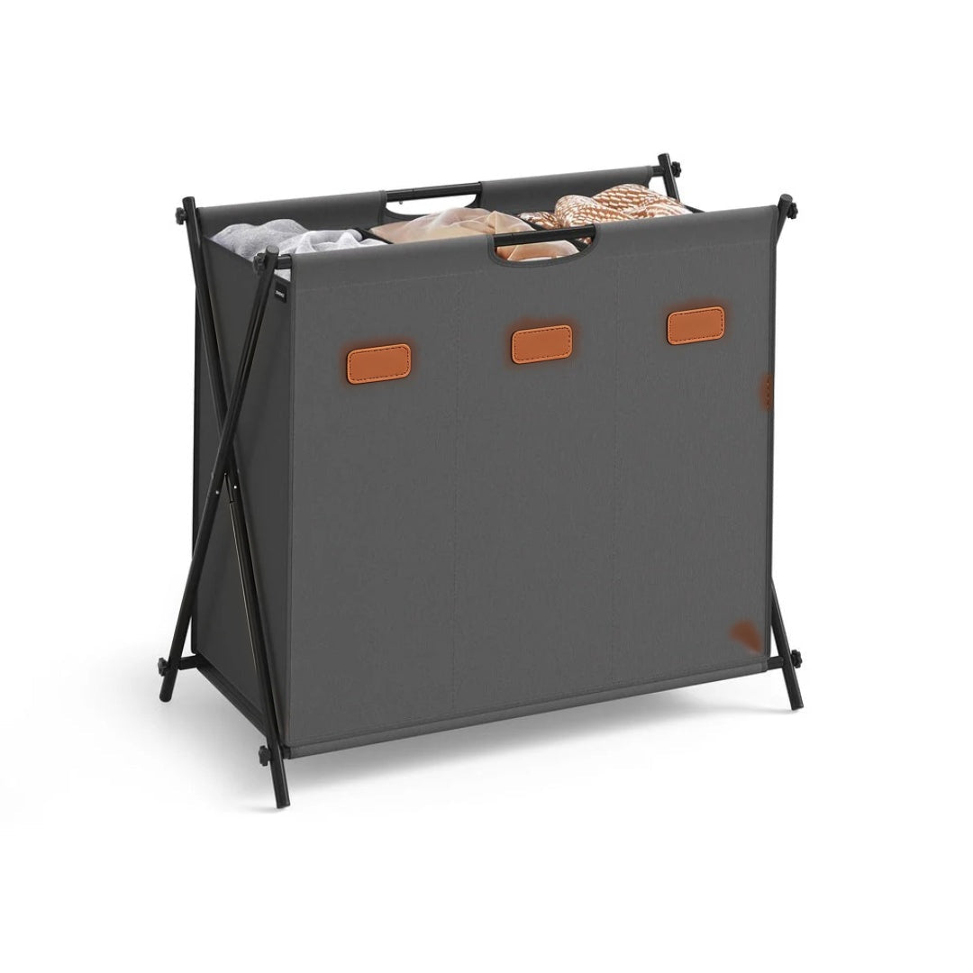 Laundry Hamper 4 Section 40.9 Gallon Collapsible Sorter – product view 4 | Ridgefield Furniture