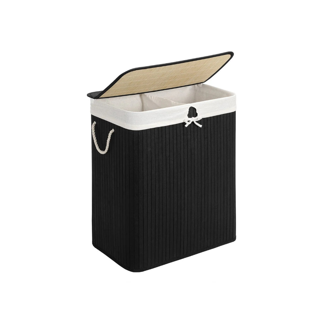 Laundry Hamper With Lid 2 Section 21.99 Gallon Sorter – product view 1 | Ridgefield Furniture