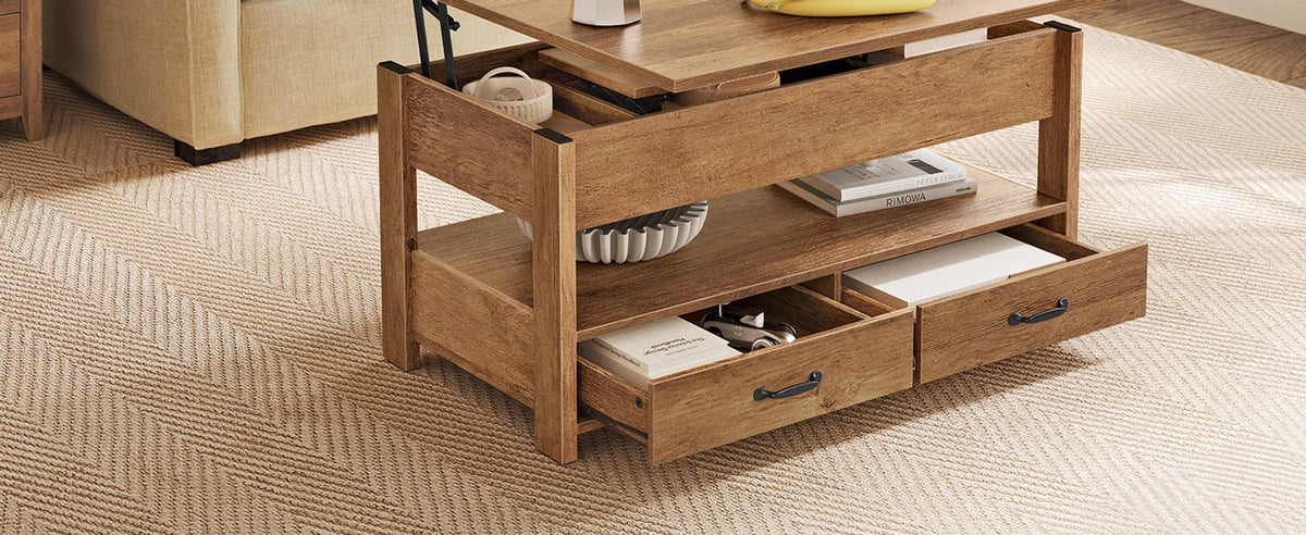 Lift Top Coffee Table, Center Table With Storage - product photo 08