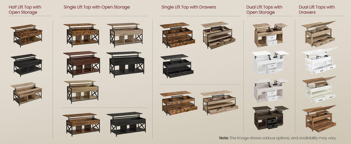 Lift Top Coffee Table, Center Table With Storage - product photo 12