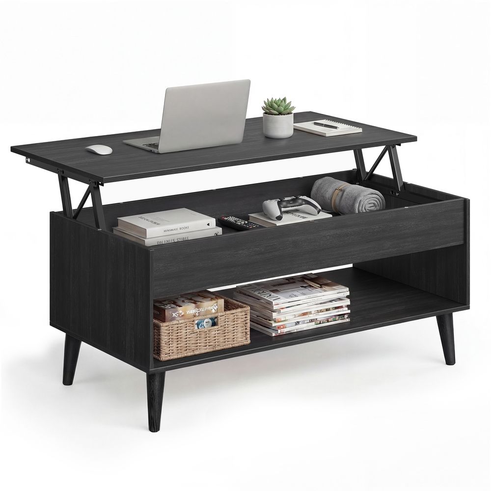 Lift Top Coffee Table With Hidden Storage For Living Room - product photo 01