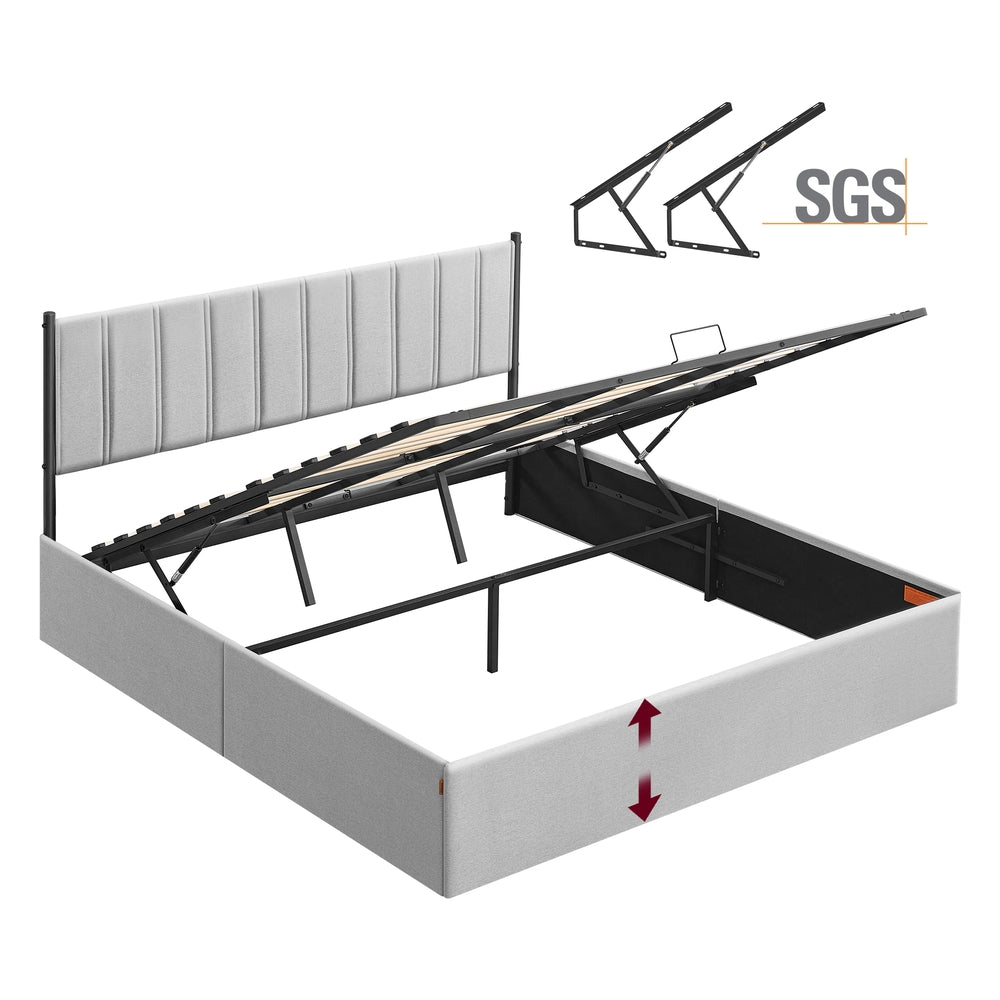 Lift Up Storage Bed Frame King Size - product photo 01