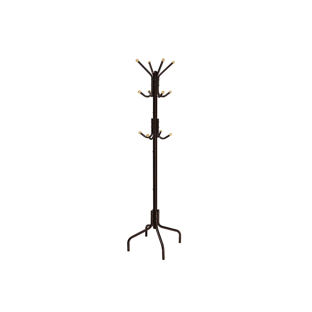 Freestanding Coat Rack With 12 Hooks & 4 Leg Base Stand – product view 2 | Ridgefield Furniture