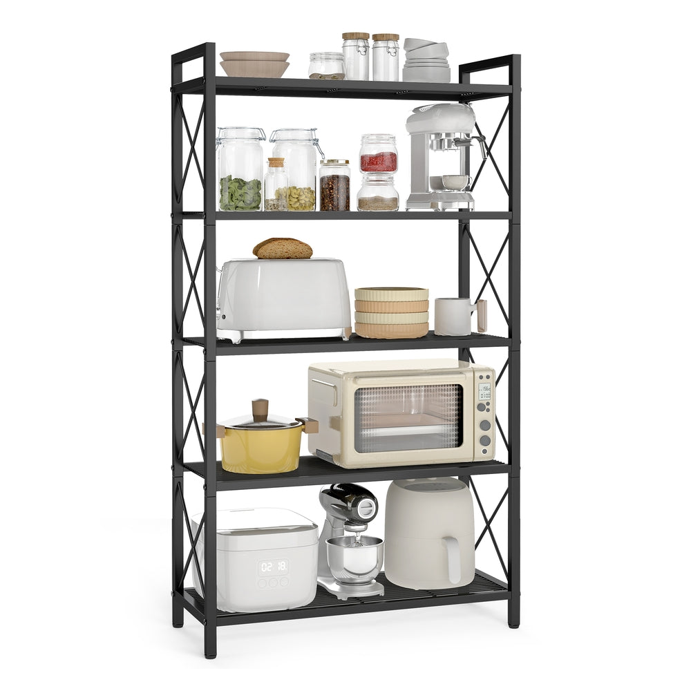 Metal Storage Shelf With X Side Frames - product photo 21