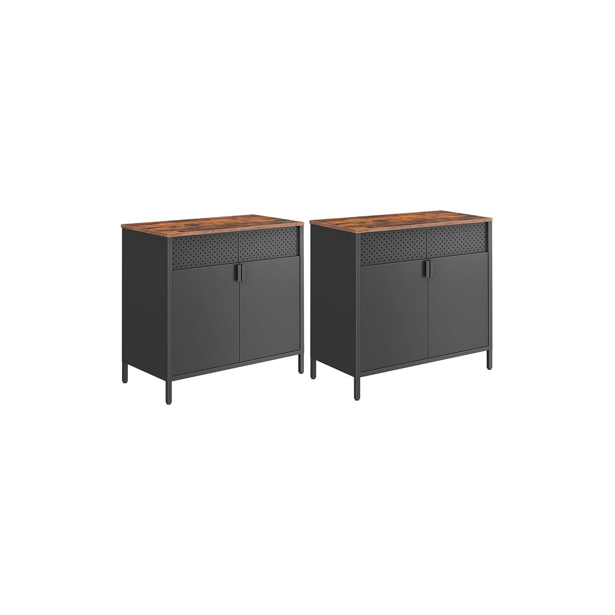 Modern Storage Chest With Pegboard Door, Multifunctional Storage Cabinet - product photo 26