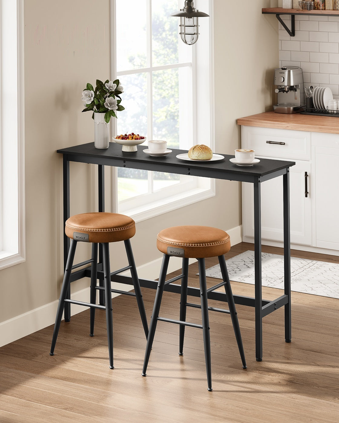 Narrow Bar Table With Metal Frame - product photo 02