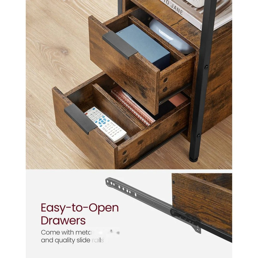 Narrow End Table With Charging Station And 2 Drawers – product view 23 | Ridgefield Furniture