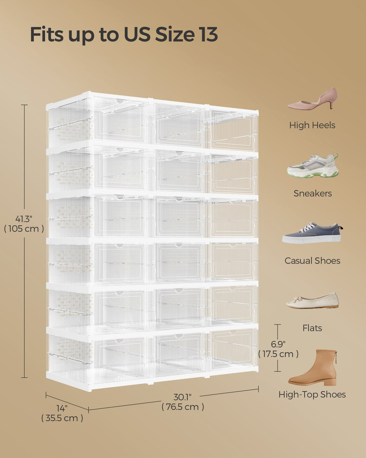 Pack Of Stackable Shoe Boxes - product photo 31