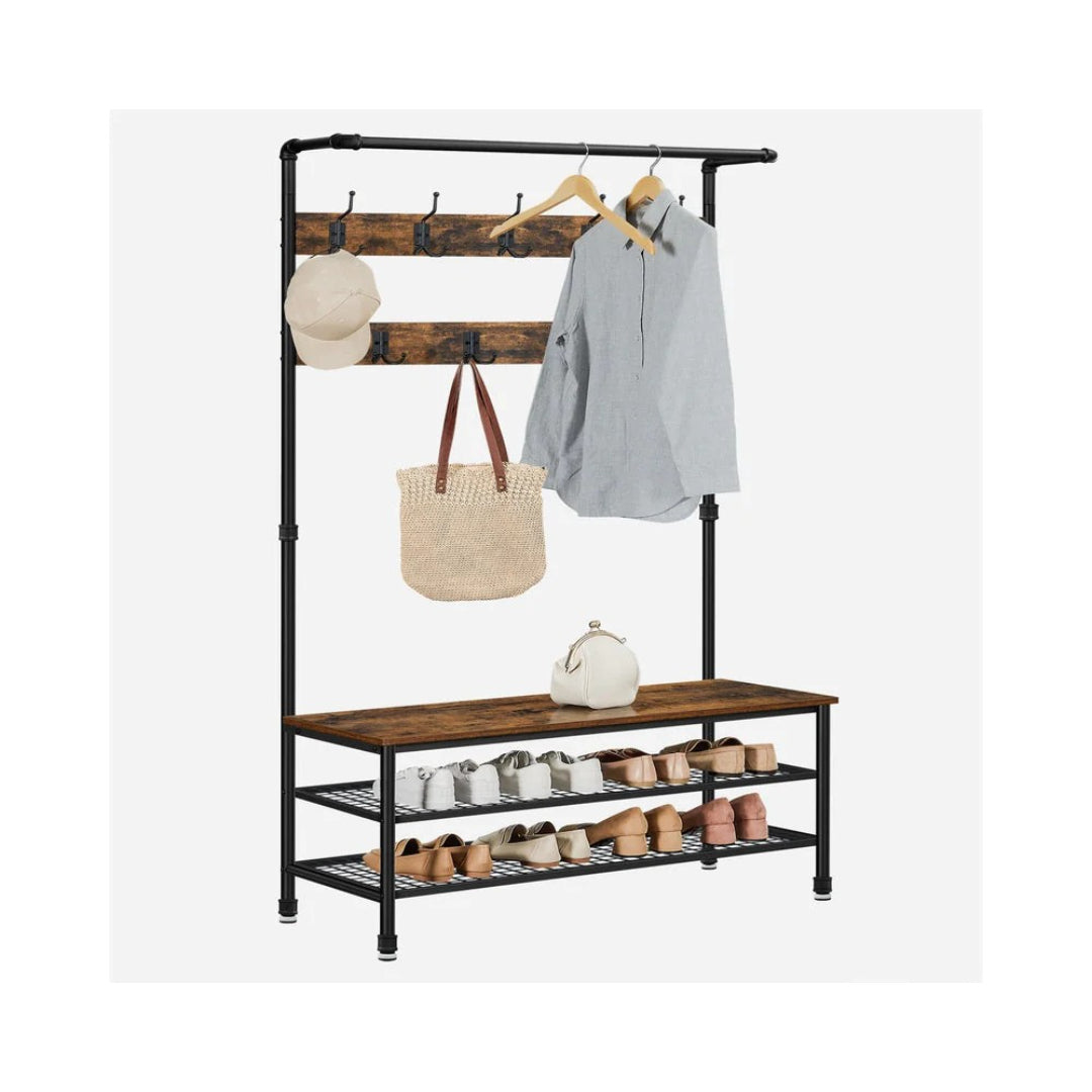 Coat Rack With Bench – product view 1 | Ridgefield Furniture