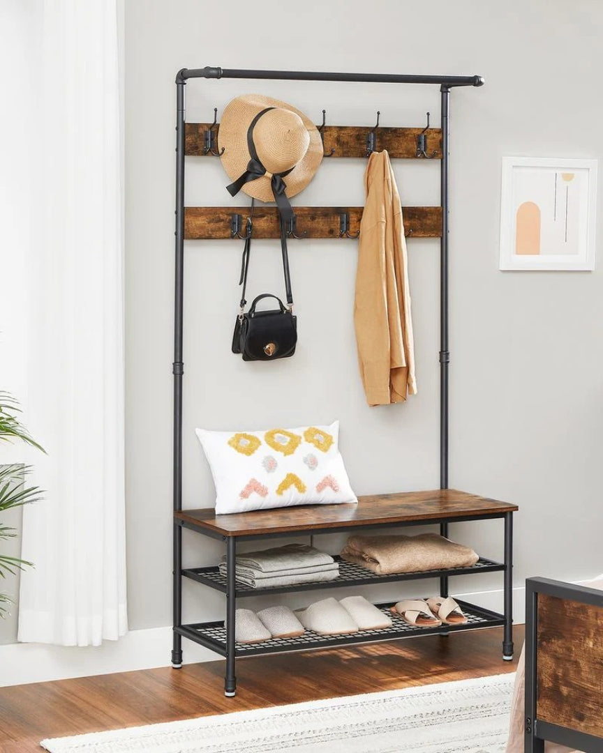 Coat Rack With Bench – product view 4 | Ridgefield Furniture