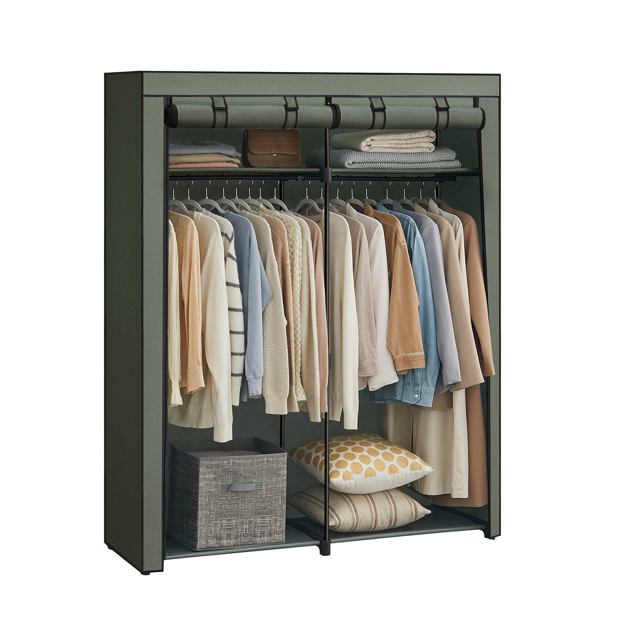 Portable Closet Wardrobe 55.1 X 16.9 X 68.5 Inches - product photo 25