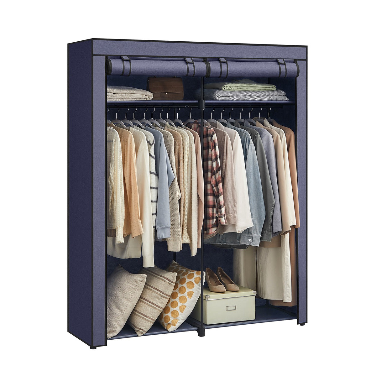 Portable Closet Wardrobe 55.1 X 16.9 X 68.5 Inches - product photo 34