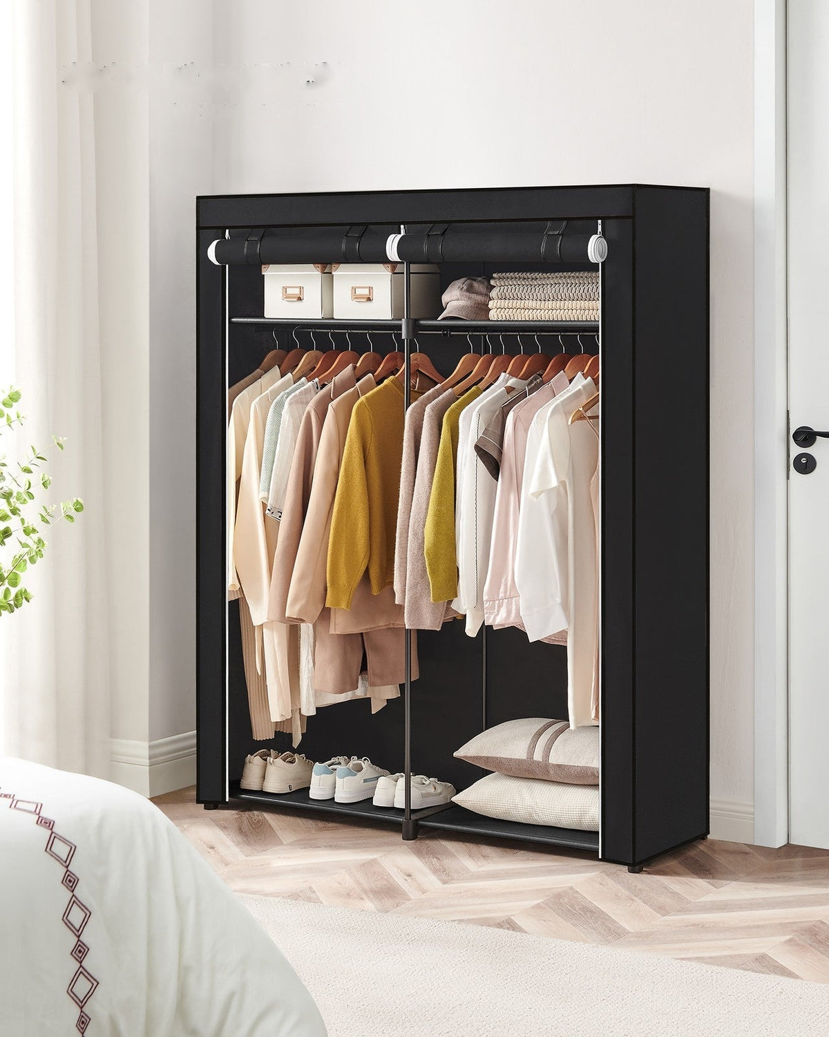Portable Closet Wardrobe 55.1 X 16.9 X 68.5 Inches - product photo 44