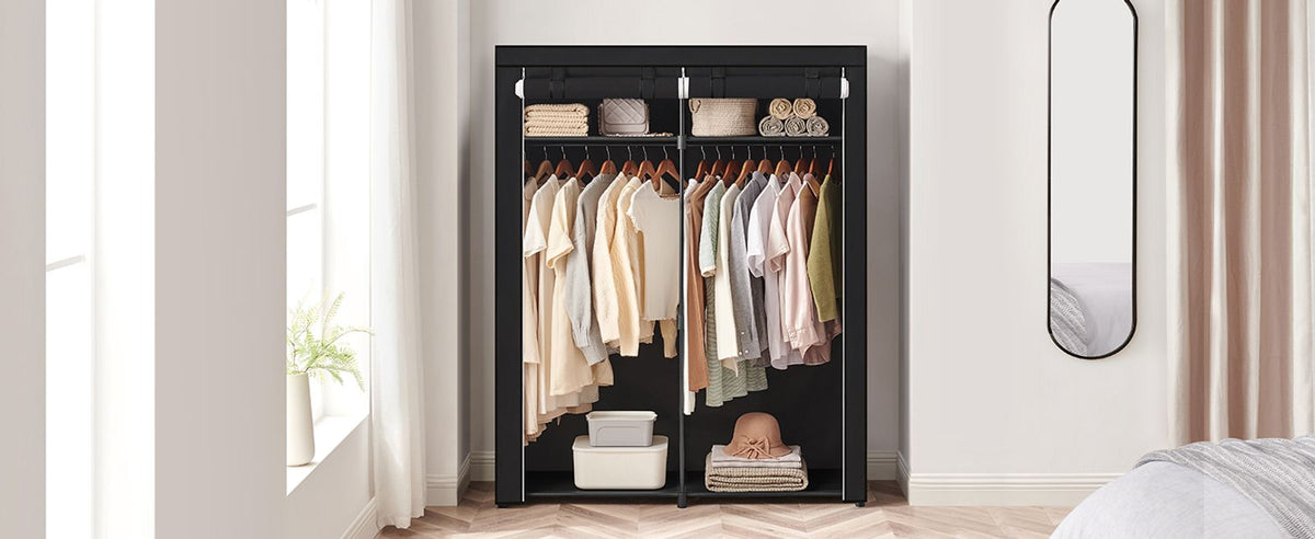 Portable Closet Wardrobe 55.1 X 16.9 X 68.5 Inches - product photo 51