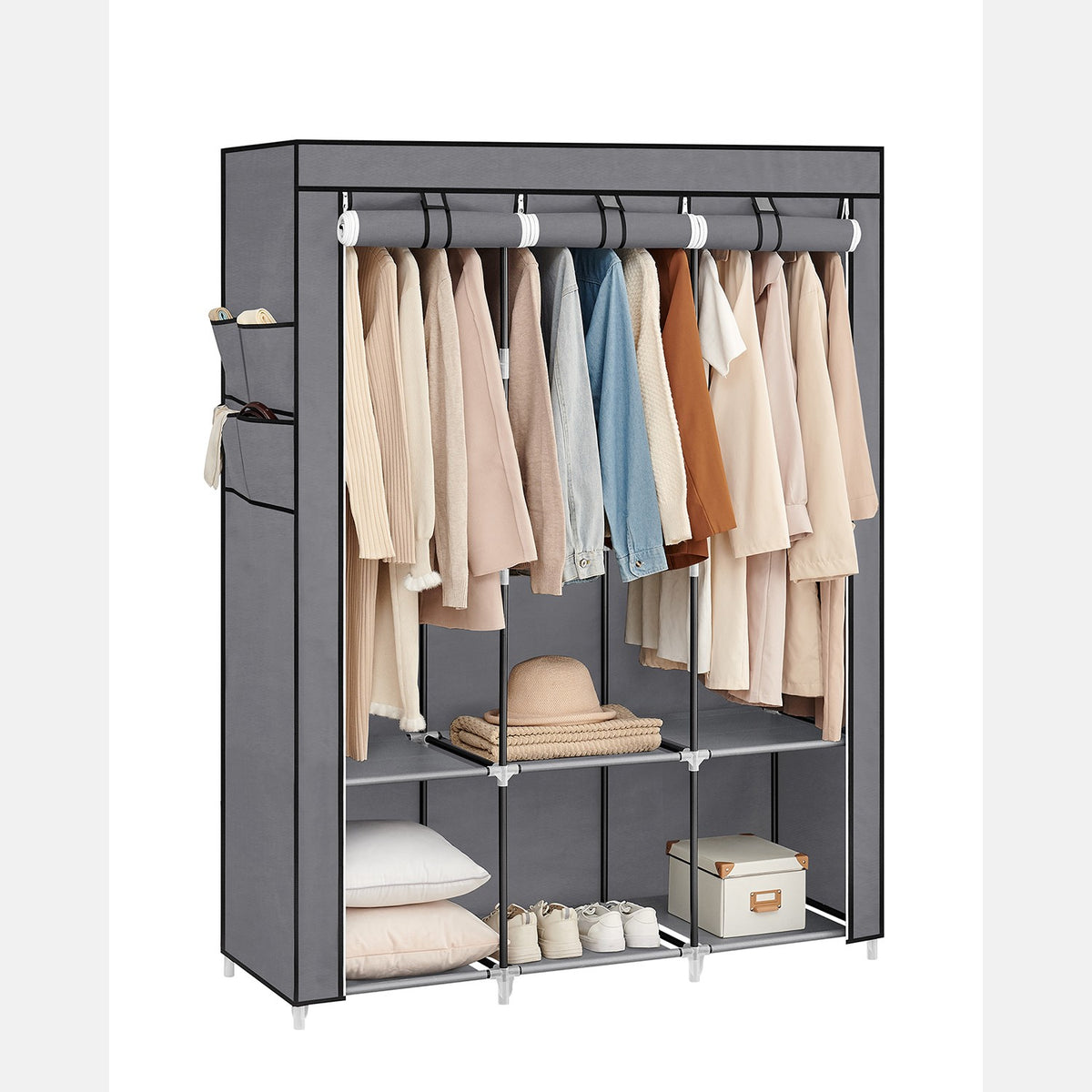 Portable Closet With 3 Shelves - product photo 10