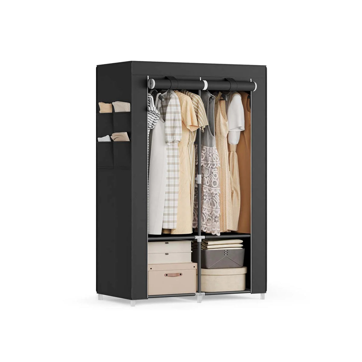 Portable Closet With 3 Shelves - URYG091B01