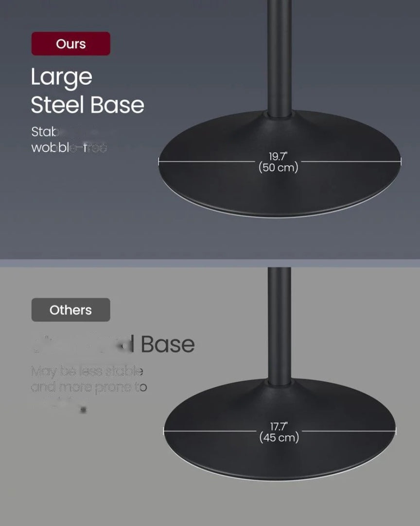 Round Cocktail Table with RGB Lights and Glass Top – product view 4 | Ridgefield Furniture