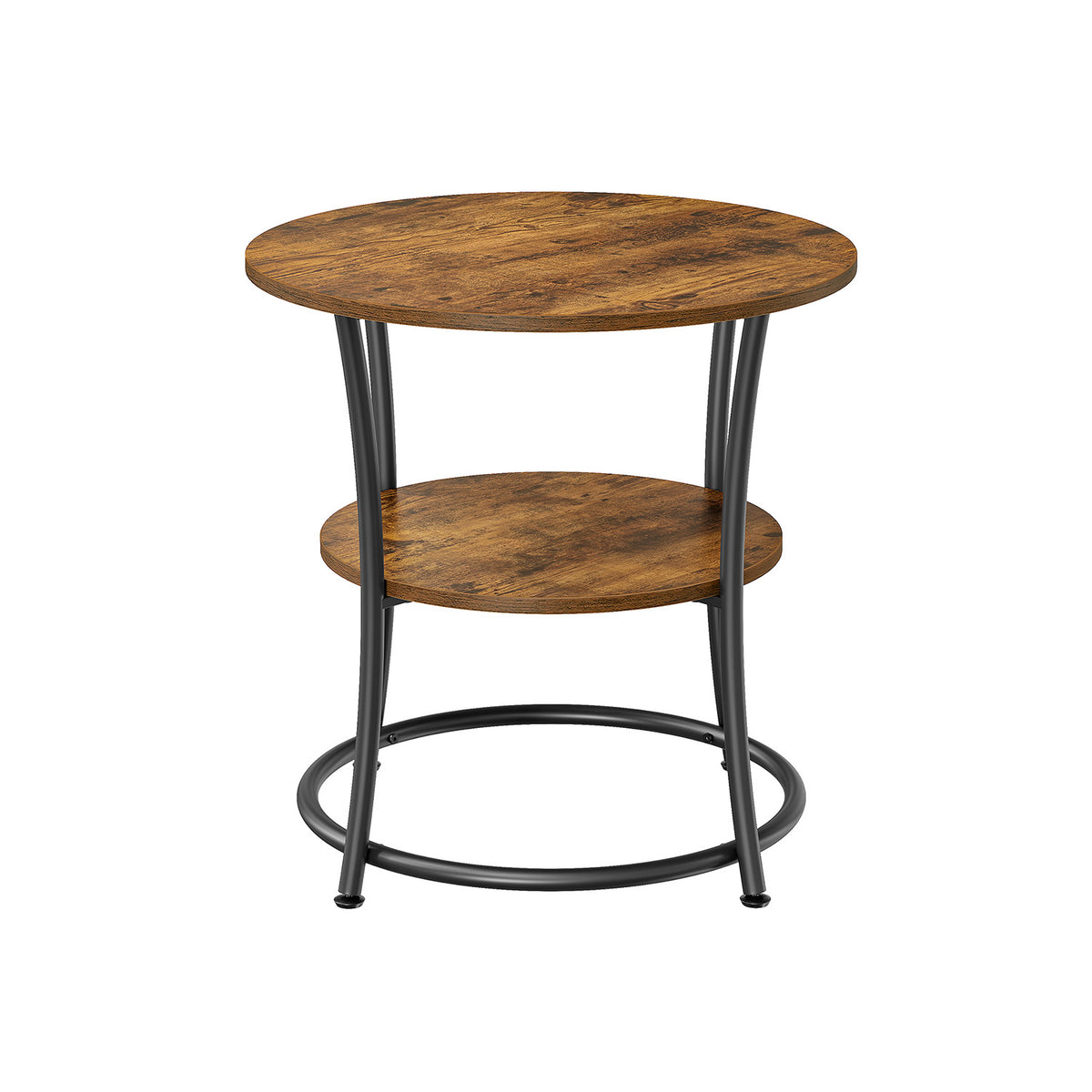 Round End Table With 2 Shelves - product photo 08